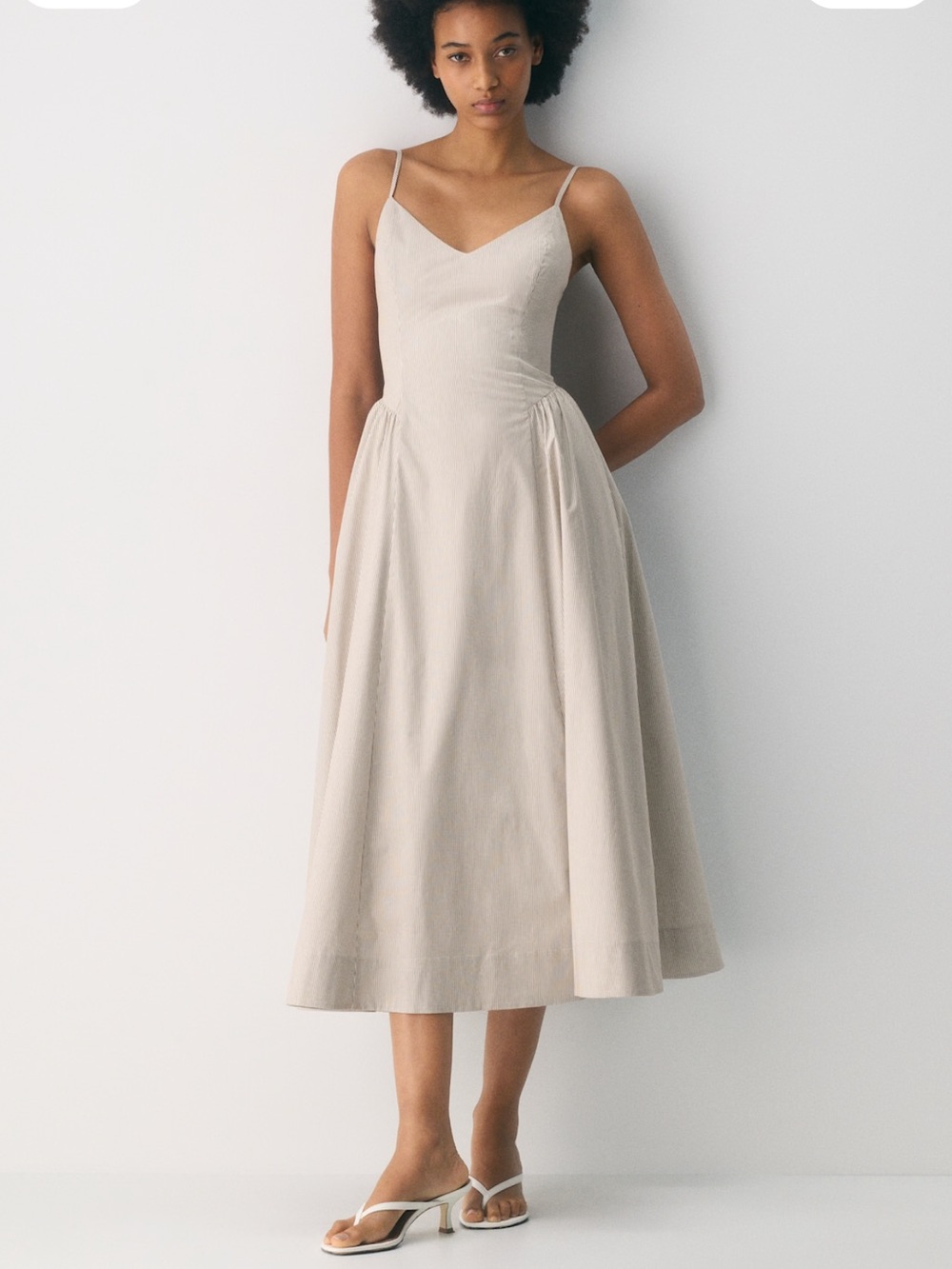 Aritzia Technique Poplin Cami Dress
